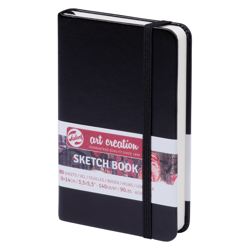Sketchbook Art Création 80 feuilles -140gr/m² - Rouge 13 x 21cm