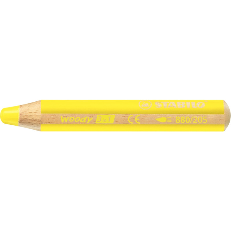 Crayon de couleur Woody jaune