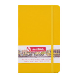 Sketchbook Art Création 80 feuilles 140g/m² Jaune - 5 formats - 9 x 14