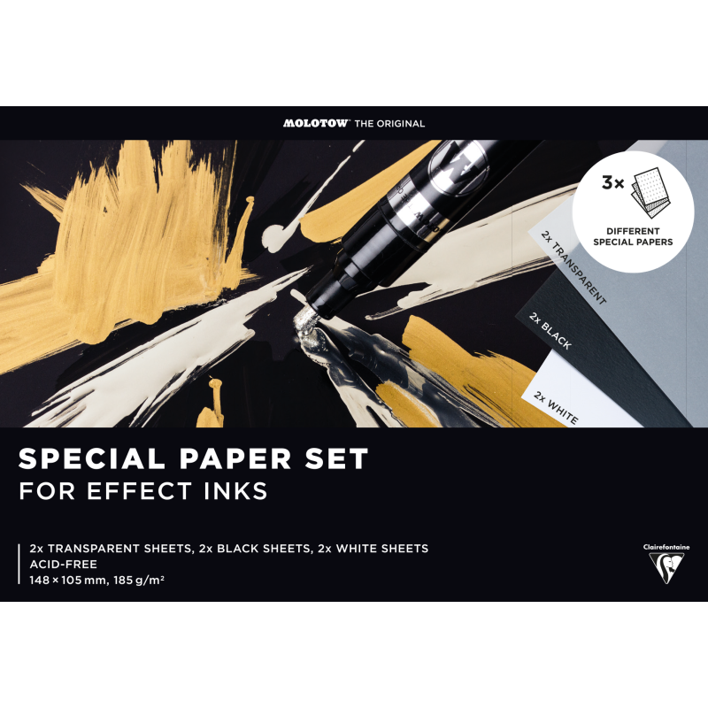 Carnet papier effect A4 18 feuilles