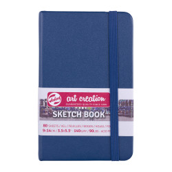 Sketchbook Art Création 80 feuilles 140g/m² Bleu Marine - 4 formats -
