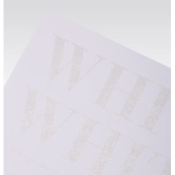 Papier type bristol White/White 50 x 70 - 300/400 ou 700 gr/m² - 50 x