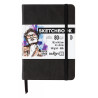 Sketchbook A6 80 feuilles papier blanc, 140 g/m², 9 couleurs de couver