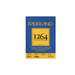 Blocs 1264 Croquis 90gr/m² - Bloc A4 90G 100F COLLE TETE