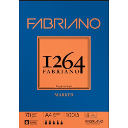 Blocs 1264 Marker 70gr/m²-100 feuilles-collé 1 côté - Format A4 ou A3