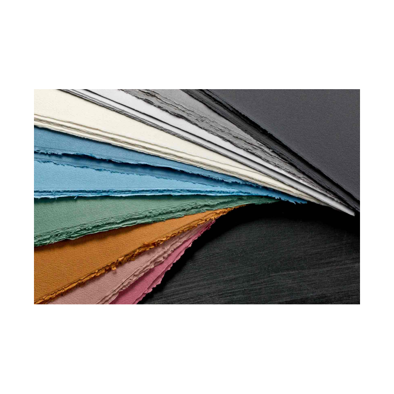 Papier multi techniques Cromia 50% coton - Vert