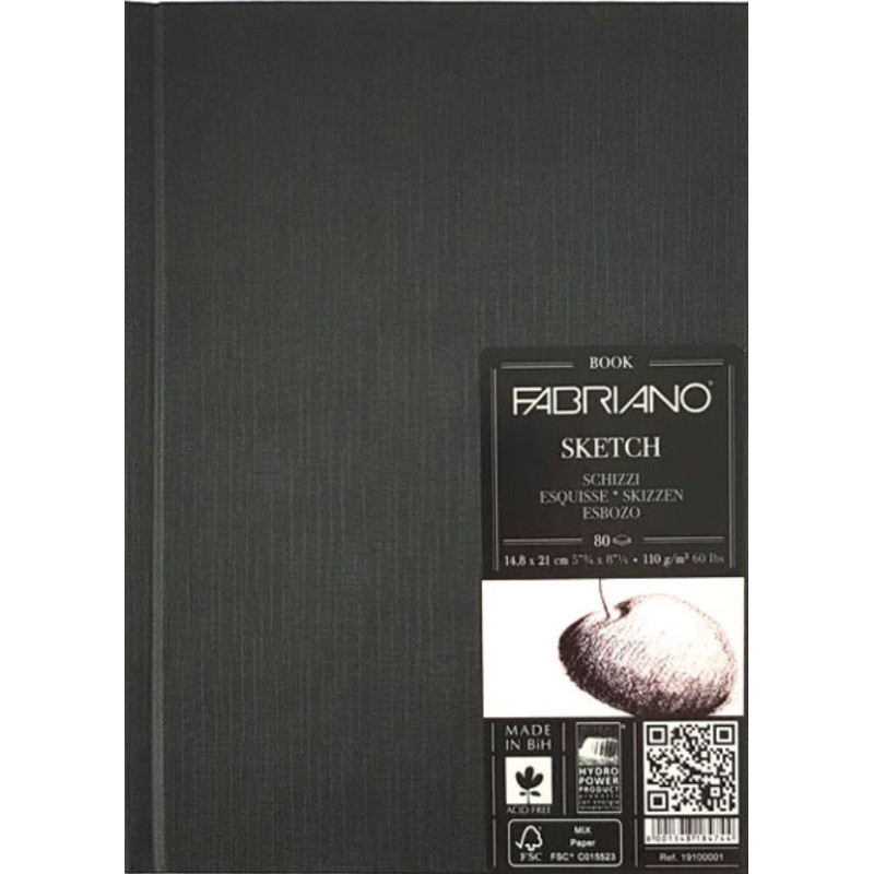 Sketch-book - 110gr - 80 feuilles - format A5 & A4 cousu portrait - Fo