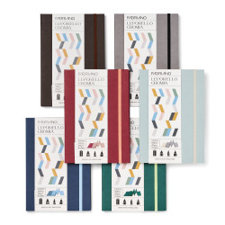 Carnet Leporello Cromia 11,5 x 16 cm - 220gr - 6 couleurs - Noir