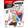 Bloc papier illustration Manga paper 3 formats - Format A3