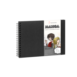 Carnet MANGA format Paysage 75 feuilles A5/A4 80gr/m² - Format A5