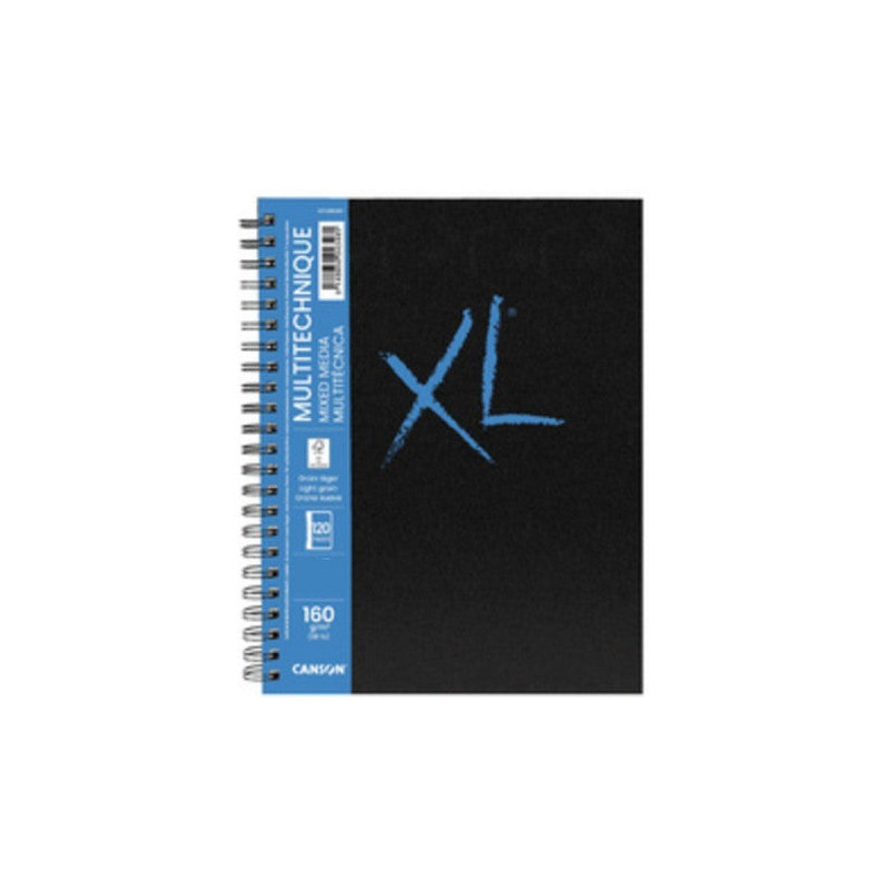 Carnet de dessin "XL Mixed Media" - 160 g./m² - 60 feuilles - A5