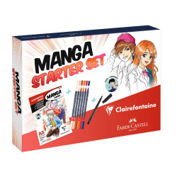 Coffret Manga Starter Clairefontaine & Faber-Castell