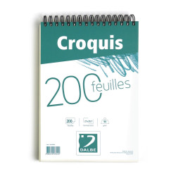 Bloc Eco Croquis 90g/m² - 200 feuilles - A4 - 21 x 29.7xm