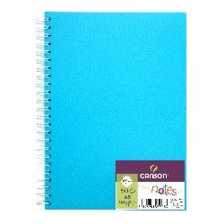 Carnet de notes 50 feuilles A5 120g/m², couv. polypro 5 coloris - Viol