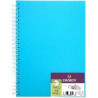 Carnet de notes 50 feuilles A5 120g/m², couv. polypro 5 coloris - Viol