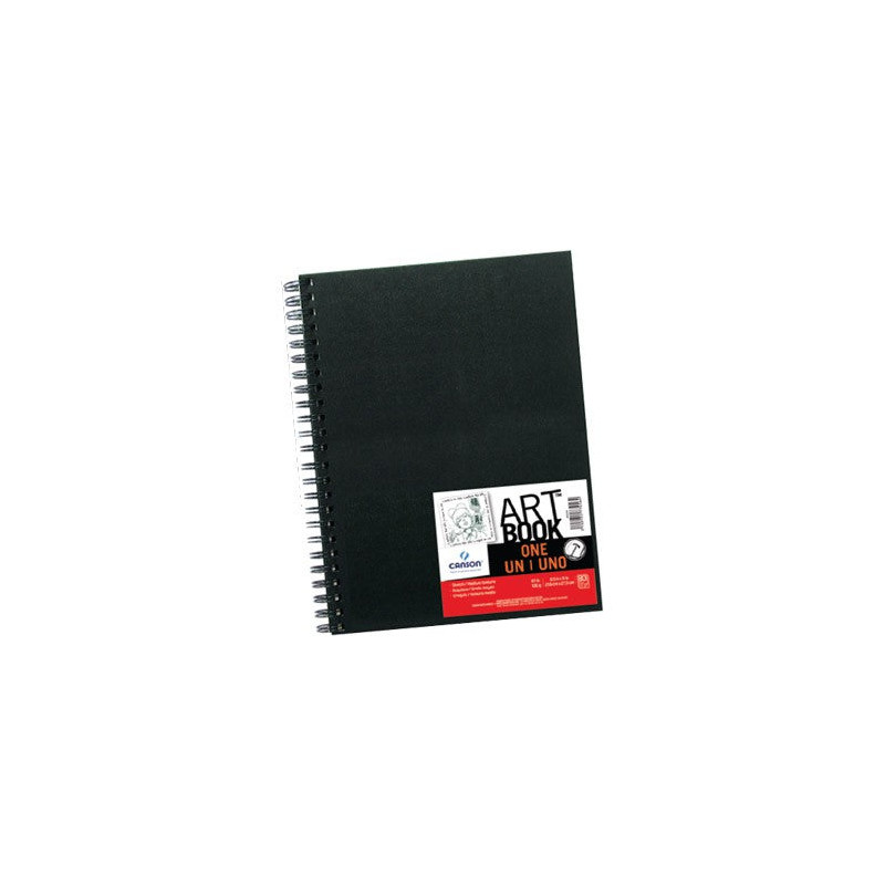 Album spiralé Art Book One -100gr - 80 feuilles - 14x21.6 cm 80 feuill