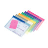 Paquet de 6 enveloppes en polypropylène pour format A5, coloris assort