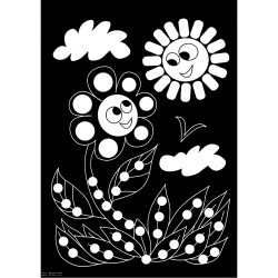 Pochette de 16 planches de gommettes de 5 motifs animaux différents