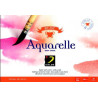 Papier aquarelle 100% coton grain fin 300g/m² - 31x41cm
