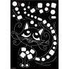 Pochette de 16 planches de gommettes de 5 motifs animaux différents