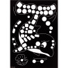 Pochette de 16 planches de gommettes de 5 motifs animaux différents