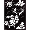 Pochette de 16 planches de gommettes de 5 motifs animaux différents