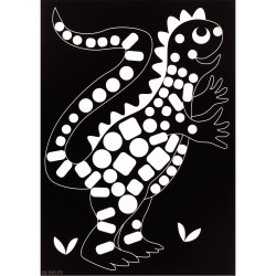 Pochette de 16 planches de gommettes de 5 motifs animaux différents