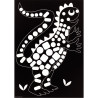 Pochette de 16 planches de gommettes de 5 motifs animaux différents