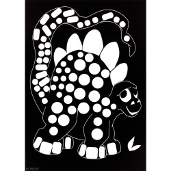 Pochette de 16 planches de gommettes de 5 motifs animaux différents