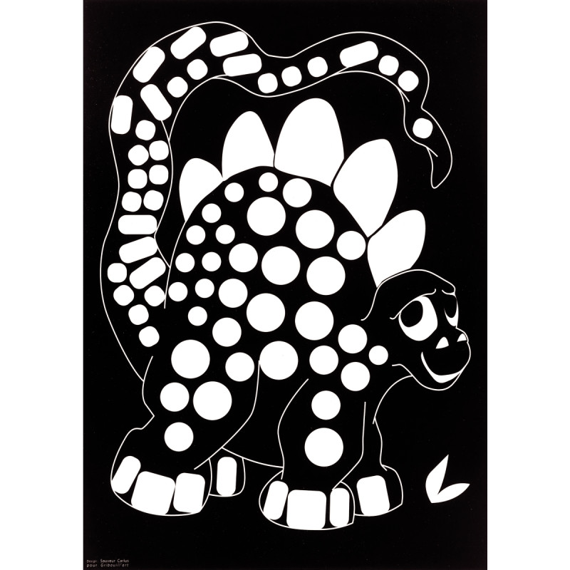 Pochette de 16 planches de gommettes de 5 motifs animaux différents