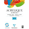 Bloc acrylique - 10 feuilles - 360g/m² - Collé petit côté - format A4