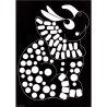 Pochette de 16 planches de gommettes de 5 motifs animaux différents