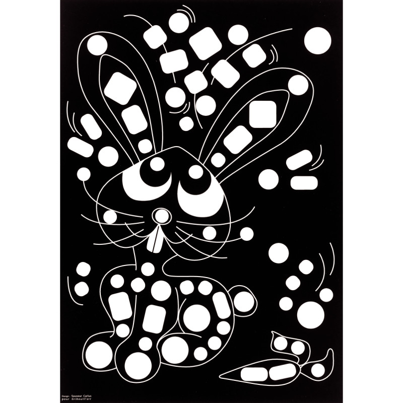 Pochette de 16 planches de gommettes de 5 motifs animaux différents