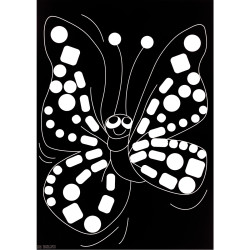Pochette de 16 planches de gommettes de 5 motifs animaux différents