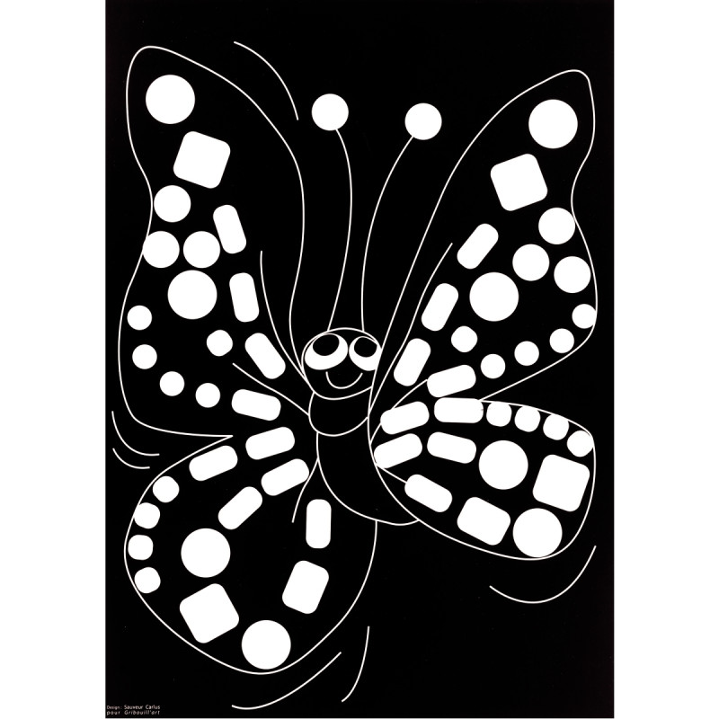 Pochette de 16 planches de gommettes de 5 motifs animaux différents