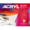 Pochette 10 feuilles Acrylpad 50x65cm 285g/m² - Clairefontaine