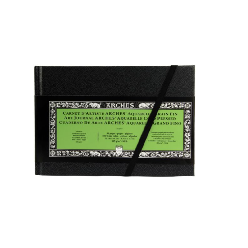 Carnet Arches 21 x 14 cm - 185gr/m² - 24 feuilles -Grain fin - Paysage