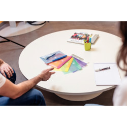 Paquet de 6 enveloppes en polypropylène pour format A5, coloris assort