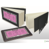 Carnet de voyage spiralé 15 x 25 cm - 15 feuilles Arches 100% coton -
