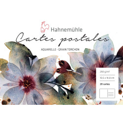 Blocs cartes postales 250g/m² - Format 10.5x21 cm 10 feuilles