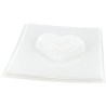 Lot de 3 moules pour savon forme coeur