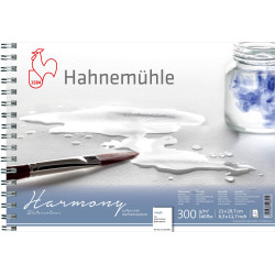 Papier Aquarelle Harmony Grain Torchon, 300g/m² - Bloc collé 4 cotés 1