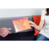 Paquet de 6 enveloppes en polypropylène pour format A5, coloris assort