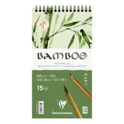 Carnet aquarelle Bamboo 250g/m²