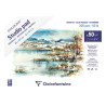 Bloc aquarelle Goldline 200g/m² - 24x32cm 100F