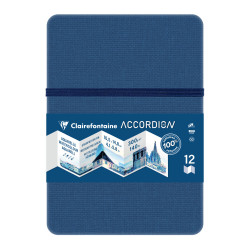 Carnet de voyage aquarelle Accordion - 7.4x7.4cm 18 feuilles