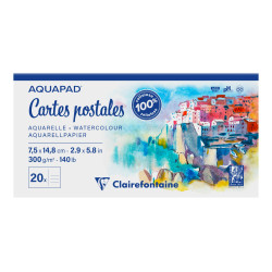 Carnet de voyage Aquapad Carte Postale 300g/m² - A5 10 feuilles