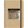 Carnet Piqués Kraft Brut - A4 20 feuilles