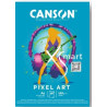 Bloc XSMART A4 - 120gr - 40 feuilles - PIXEL ART