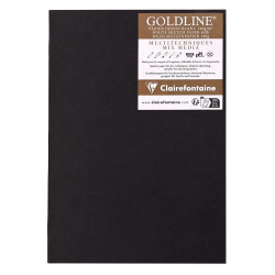 Carnet de dessin piqué Goldline 20 feuilles - 140gr/m² - format A3-A4